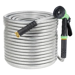50/100/150FT Stainless Steel Garden Hose